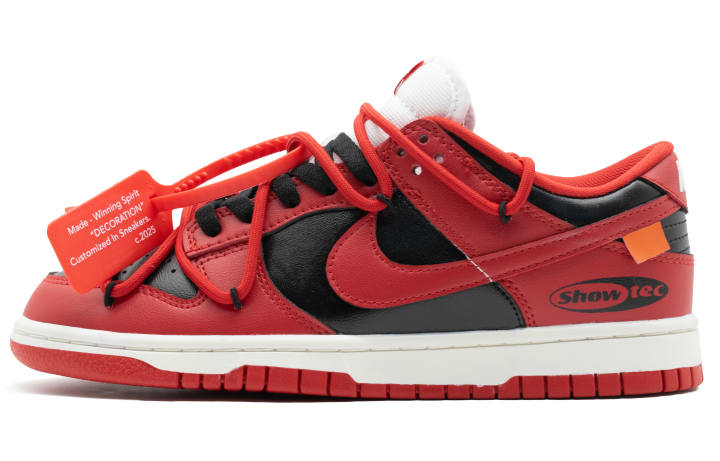 Nike Nike Dunk Forbidden Zone WS Slip Resistant Abrasion Resistant Low top Skateboard Shoes Unisex Black Red