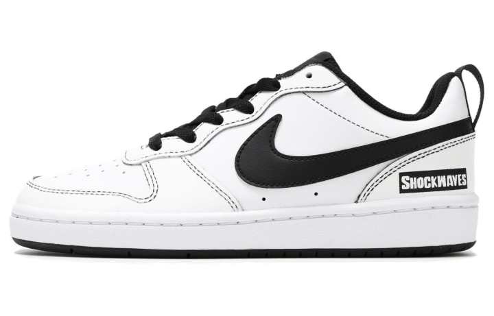 Nike Nike Court Borough 2 Low Slip Resistant Abrasion Resistant Low top Skateboard Shoes GS White