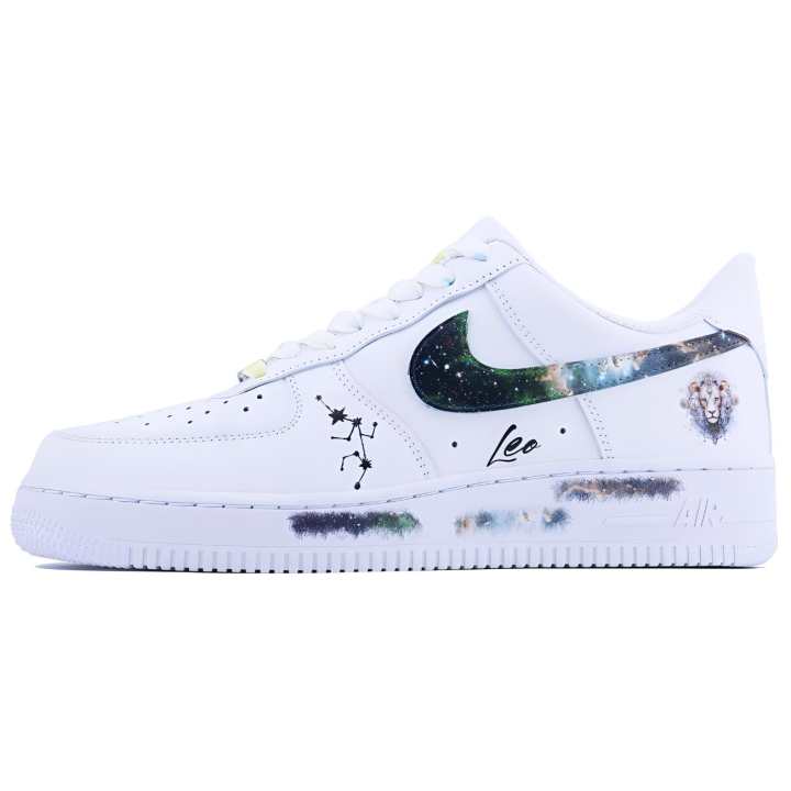 Nike Nike Air Force 1 Low 07 Leo SDS Low top Skateboard Shoes Men's White Green