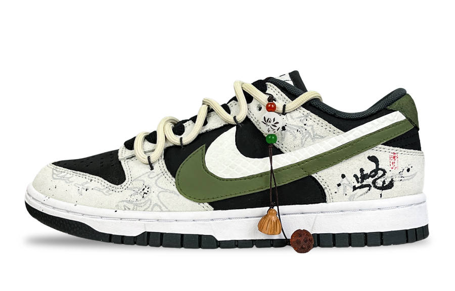 Nike Nike Dunk Lotus Mist And Snake Shadows Slip Resistant Abrasion Resistant Slip Resistant Abrasion Resistant Low top