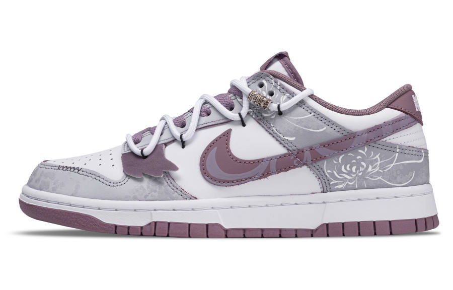 Nike Nike Dunk Solitary Mountain Cold Abrasion Resistant Abrasion Resistant Low top Skateboard Shoes Unisex Purple Gray