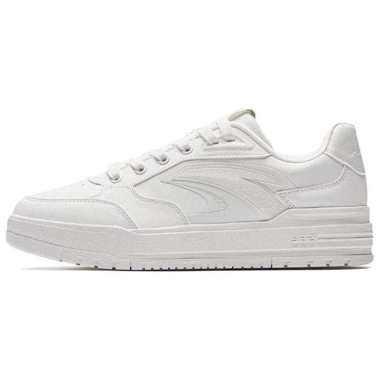 Anta 982 Wear resistant And Lightweight Low top Skateboard Shoes Men's Papyrus White