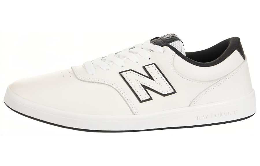 New Balance New Balance NB 424 Comfortable Lightweight Low top Skateboard Shoes Men's White Black