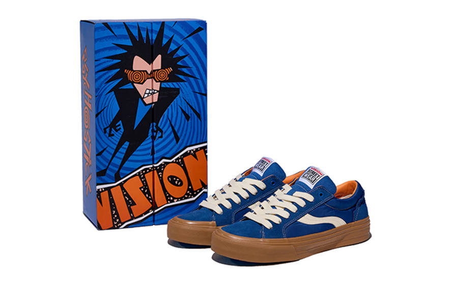 Vision Street Wear Astley Pro Low top Skateboard Shoes Unisex Sapphire Blue