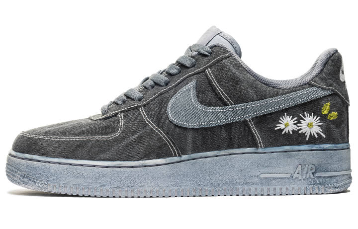 Nike Nike Air Force 1 Low top Skateboard Shoes Men's White Gray