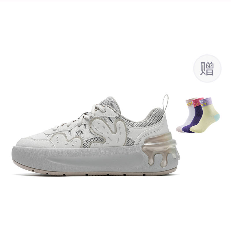 FILA CACTI Cactus Shoe Lightweight And Breathable Low top Skateboard Shoes Women's White Gray