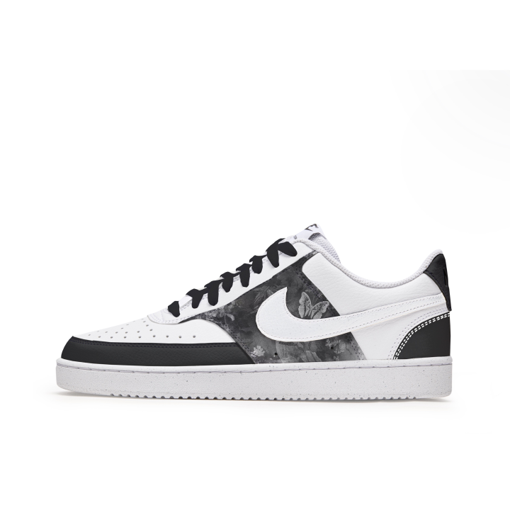 Nike Nike Court Vision 1 Freedom Panda, Butterfly Handwritten Notes Slip Resistant Abrasion Resistant
