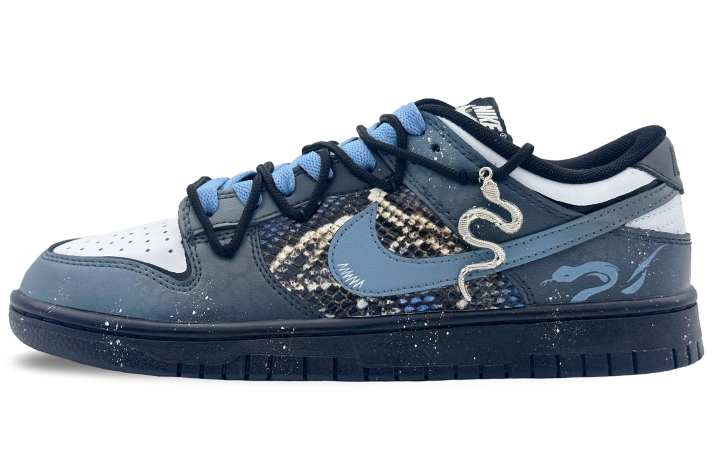 Nike Nike Dunk Slip Resistant Abrasion Resistant Low top Skateboard Shoes Unisex Blue