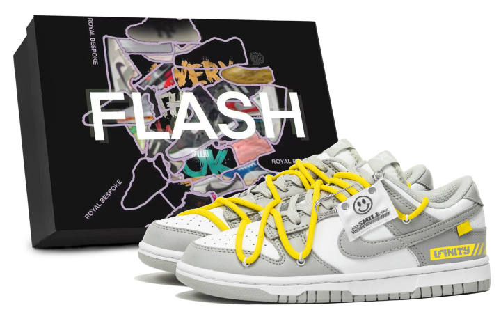 Nike Nike Dunk Smoke Alarm, Box Included Abrasion Resistant Abrasion Resistant Low top Skateboard Shoes Unisex Gray