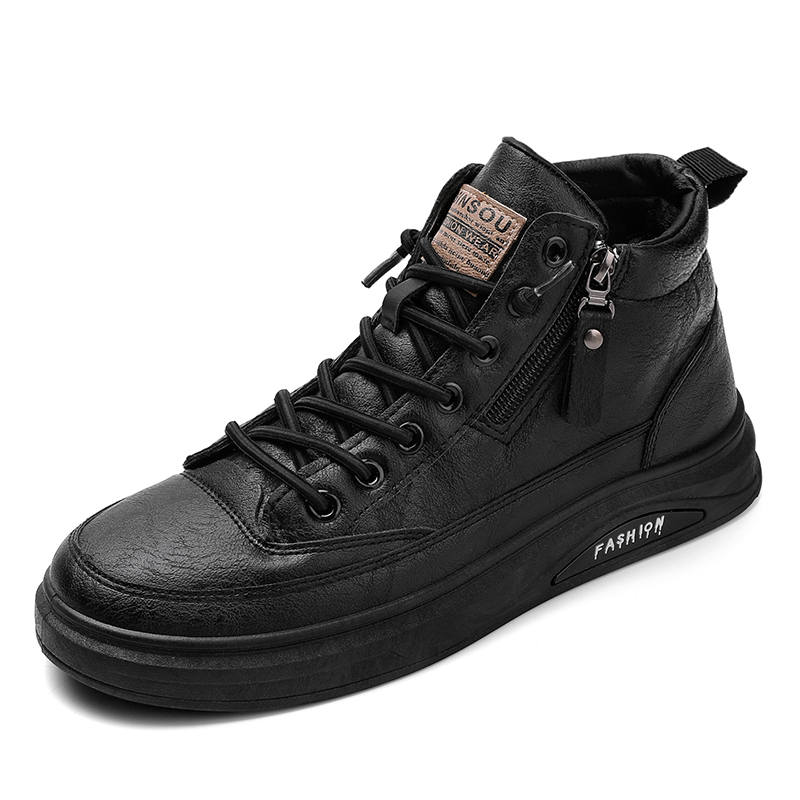 TONYBEAR Slip Resistant Abrasion Resistant Slip Resistant Abrasion Resistant High top Skateboard Shoes Men's