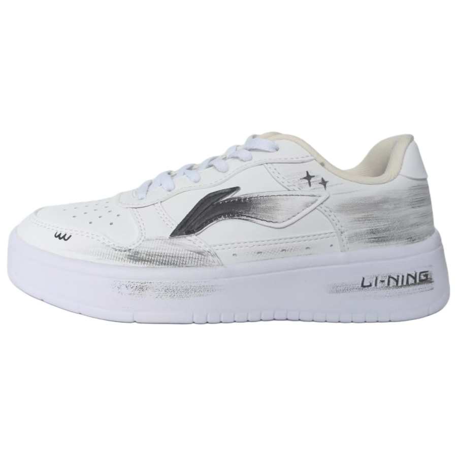 Li-Ning Li Ning Floating Boat Coverage Slip Resistant Abrasion Resistant Low top Skateboard Shoes Unisex Black