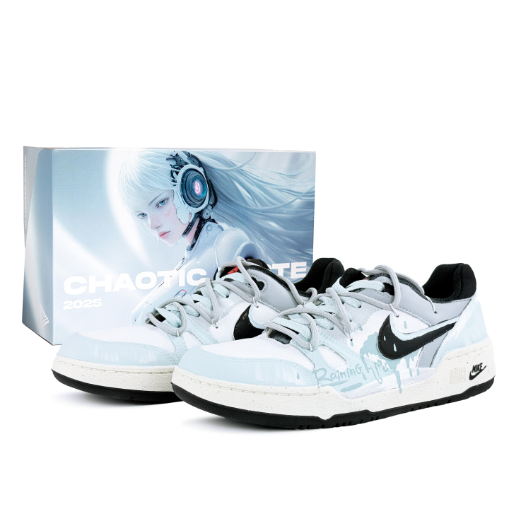 Nike Nike Full Force Cushioning, Wear Resistant Low top Skateboard Shoes Men's Sky Blue