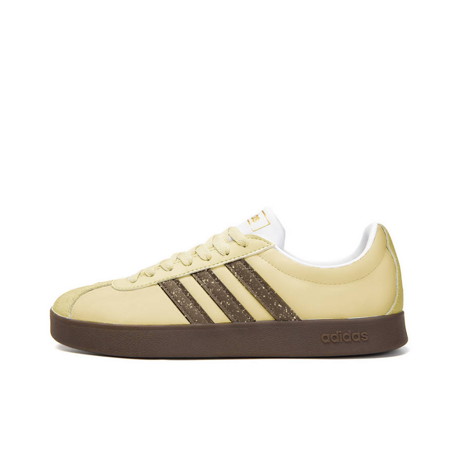 Adidas Neo VL Court 2.0 Skateboard Shoes Unisex Low Top Yellow