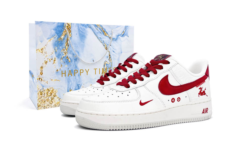 Nike Nike Air Force 1 Abrasion Resistant Abrasion Resistant Low top Skateboard Shoes Unisex White