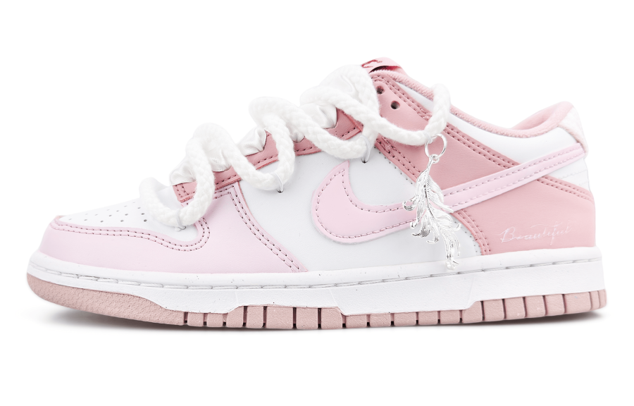 Nike Nike Dunk Abrasion Resistant Abrasion Resistant Low top Skateboard Shoes Women's Cherry Blossom Pink