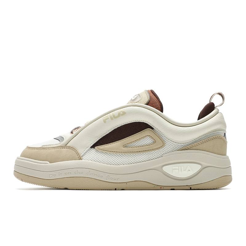 FILA MIX 2 Minimalist Fashion Low top Skateboard Shoes Men's Snow/Clay Orange