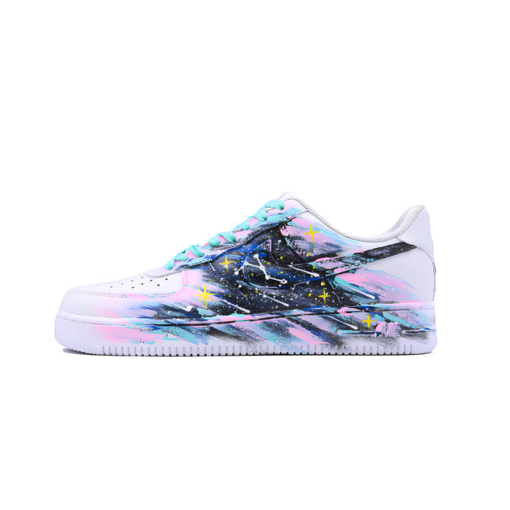Nike Nike Air Force 1 Xingqidian, Twelve Constellations, Cancer Slip Resistant Abrasion Resistant Low top Skateboard Shoes