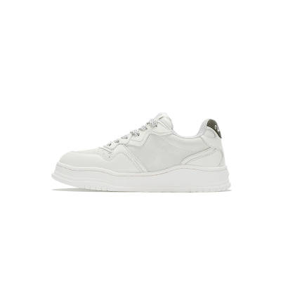 WANDER AROUND Slip Resistant Abrasion Resistant Low top Skateboard Shoes Women's White