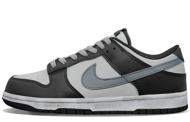 Nike Nike Dunk Slip Resistant, Abrasion Resistant, Lightweight Low top Skateboard Shoes Women's Black Gray
