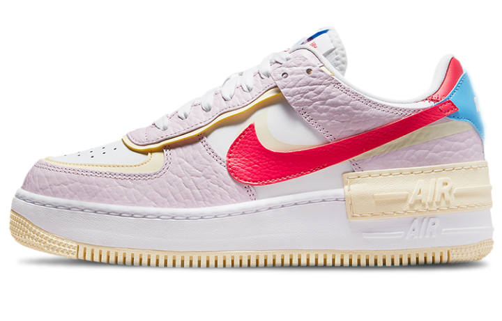 Nike Nike Air Force 1 Low Shadow Regal Pink Coconut Milk University Blue Fusion Red Women's