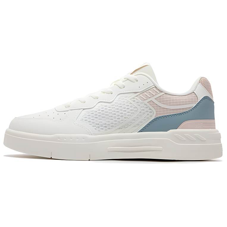 361° Slip Resistant Cushioning Low top Skateboard Shoes Women's White Blue Pink