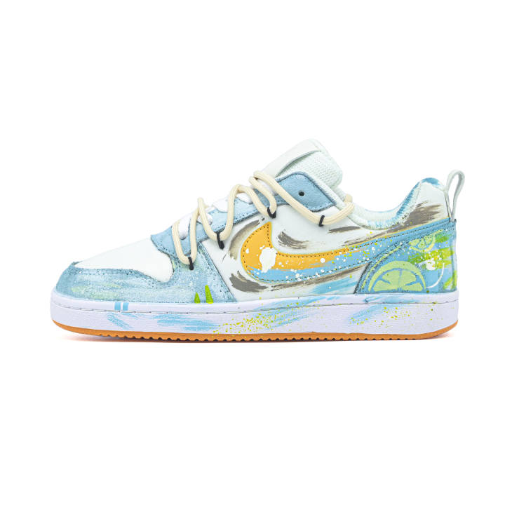 Nike Nike Court Borough Bile Wave Fabric Cushioning Abrasion Resistant Cushioning, Wear Resistant Low top Skateboard Shoes