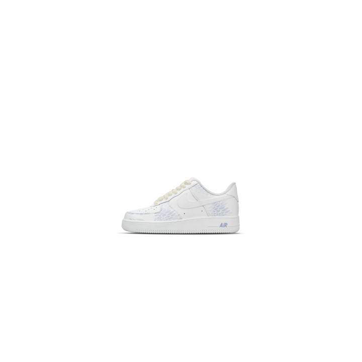 Nike Nike Air Force 1 Slip Resistant Abrasion Resistant Low top Skateboard Shoes Unisex Blue White