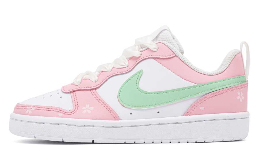 Nike Nike Court Borough GS Valentine's Day Offer Lightweight Low top Skateboard Shoes Women's Pink Green