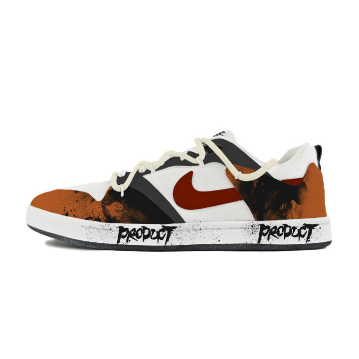 Nike Nike SB Alleyoop Abrasion Resistant Low top Skateboard Shoes Men's White Brown Black