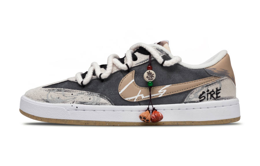 Nike Nike SB FC Classic Gray Lotus Bearing Dew Low top Skateboard Shoes Men's Yellow Gray