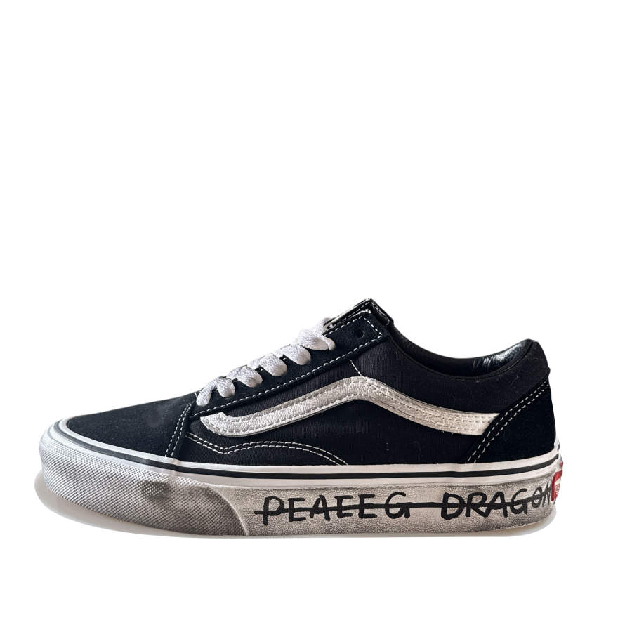 Vans Old Skool Abrasion Resistant Abrasion Resistant Low top Skateboard Shoes Unisex Black