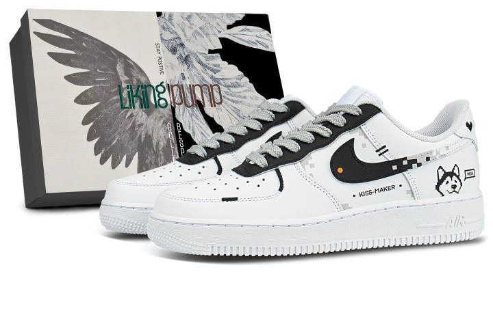 Nike Nike Air Force 1 Cushioning Low top Skateboard Shoes Unisex White