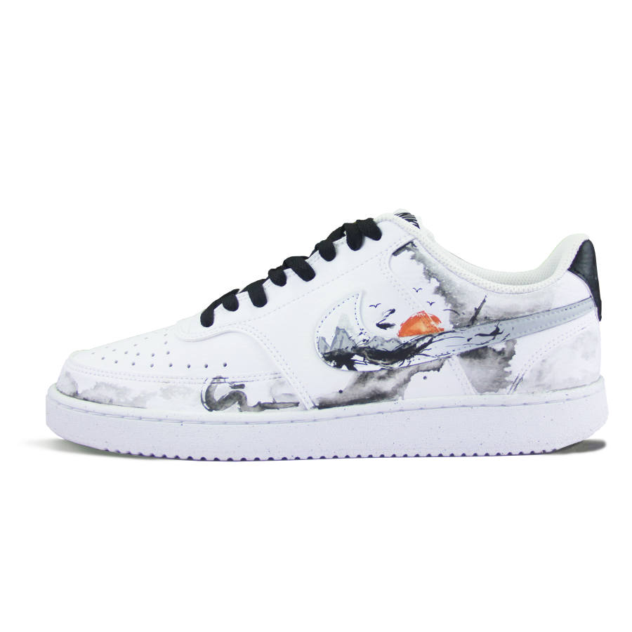Nike Nike Court Vision 1 Warm Sun Ink Slip Resistant Abrasion Resistant Slip Resistant Abrasion Resistant Low top