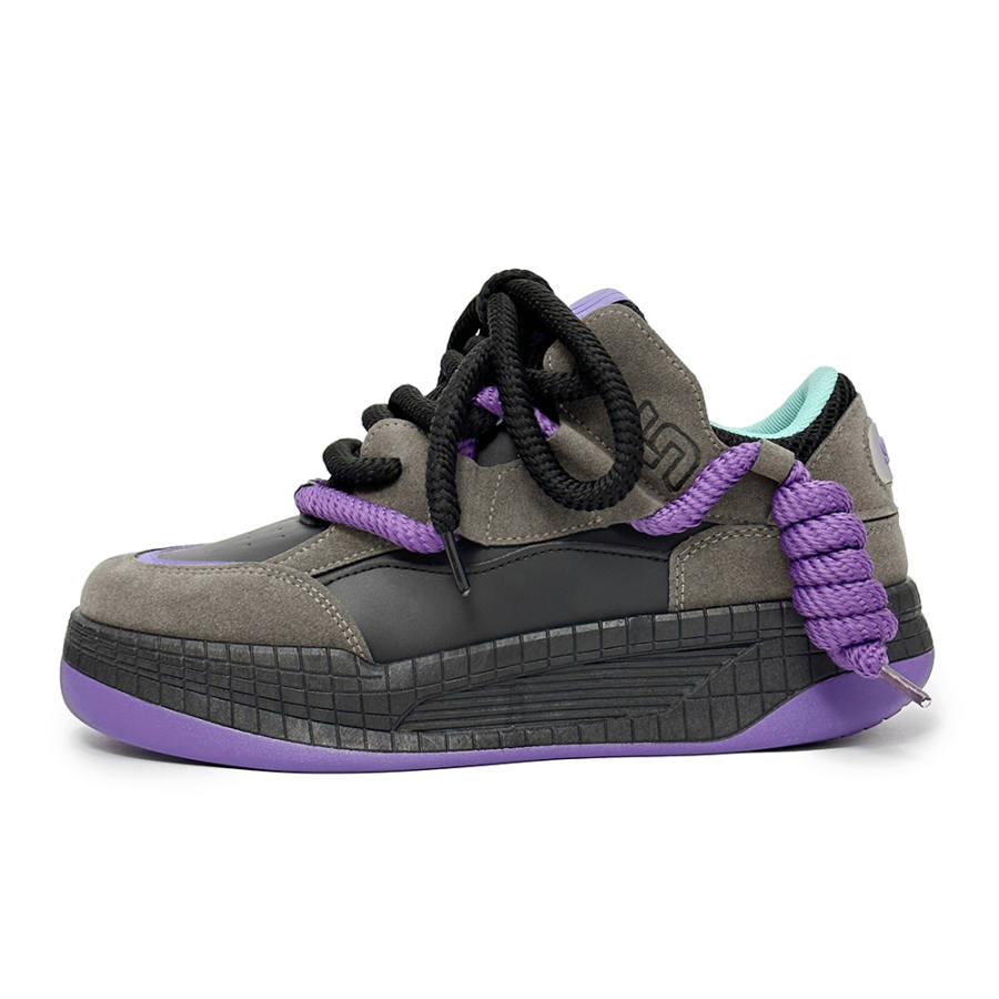 SLnU★3 Pu Coverage Slip Resistant Abrasion Resistant Balance Lightweight Low top Skateboard Shoes Men's