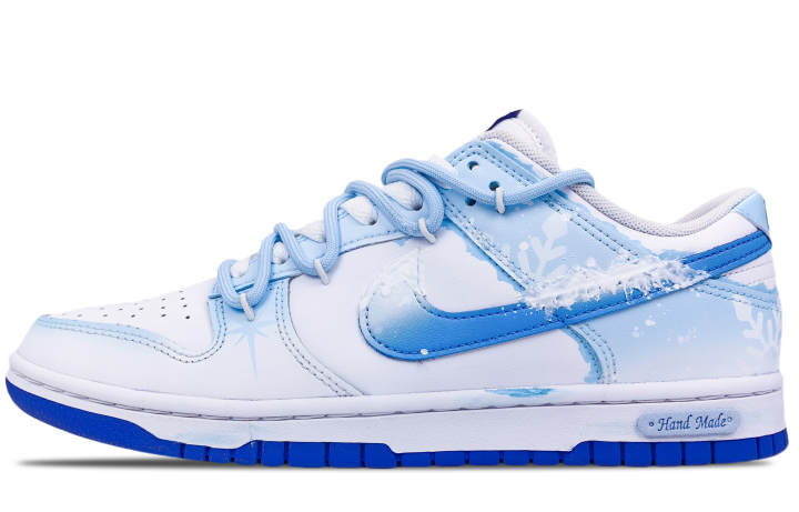 Nike Nike Dunk Slip Resistant Abrasion Resistant Low top Skateboard Shoes Men's Blue White