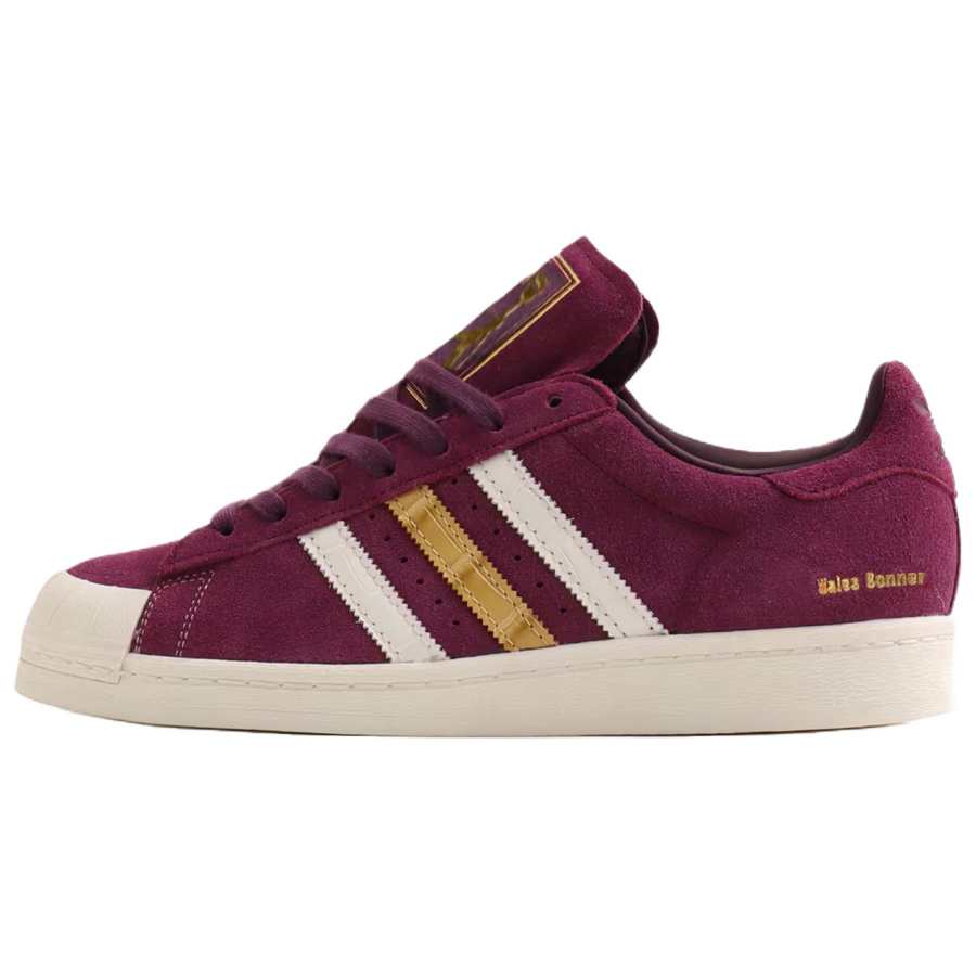 Adidas Originals x Wales Bonner JABBAR Low top Skateboard Shoes Unisex Red White Gold