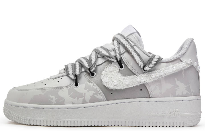 Nike Nike Air Force 1 Low Da Vinci Custom CNY Year Of The Dragon Limited Edition, Precious Dragon Low top Skateboard Shoes