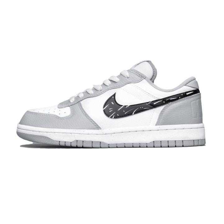 Nike Nike Big Ink Dots, Winter Collection Abrasion Resistant Low top Skateboard Shoes Men's Black White Gray