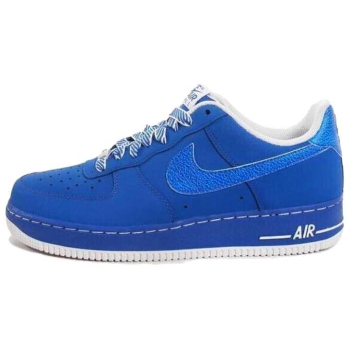 Nike Nike Air Force 1 Comfortable Slip Resistant Low top Skateboard Shoes Men's Blue