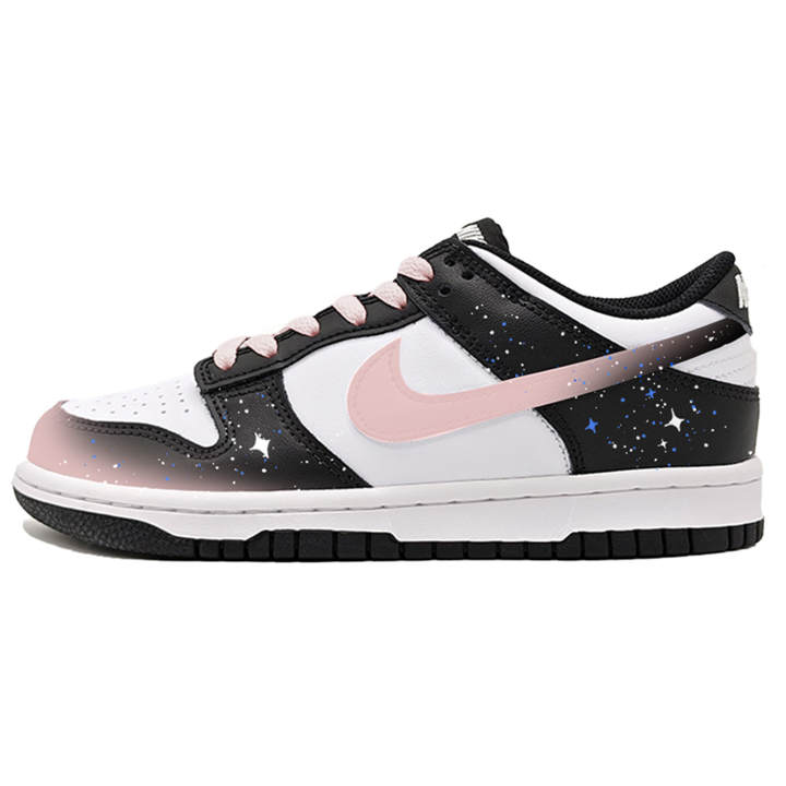 Nike Nike Dunk Soft Pink Starry Sky Abrasion Resistant Low top Skateboard Shoes Women's Pink