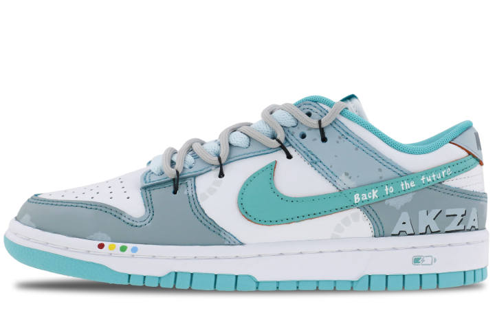 Nike Nike Dunk Low top Skateboard Shoes Unisex Gray White