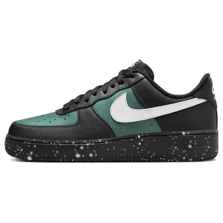 Nike Nike Air Force 1 Skateboard Shoes Unisex Low Top Black White Green