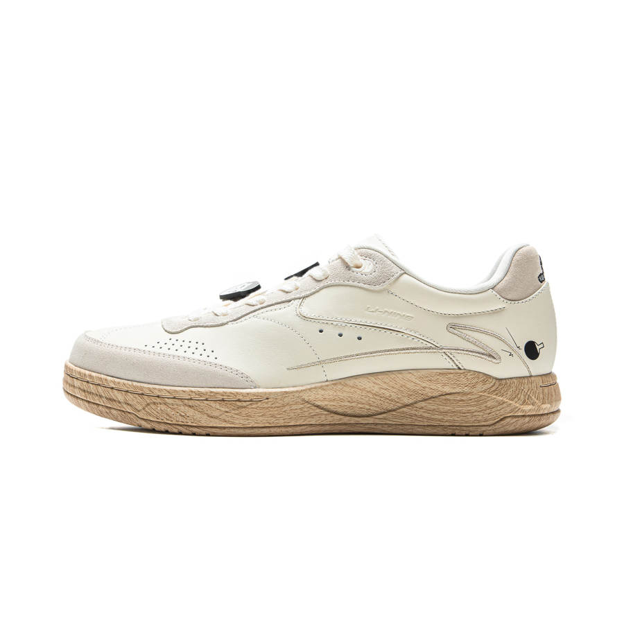 Li-Ning Li Ning x XUPERMAN Hedge Low top Skateboard Shoes Unisex Ecru
