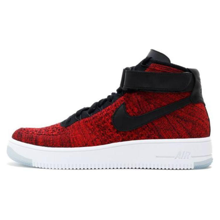 Nike Nike Air Force 1 Ultra Flyknit Mid University Red Black