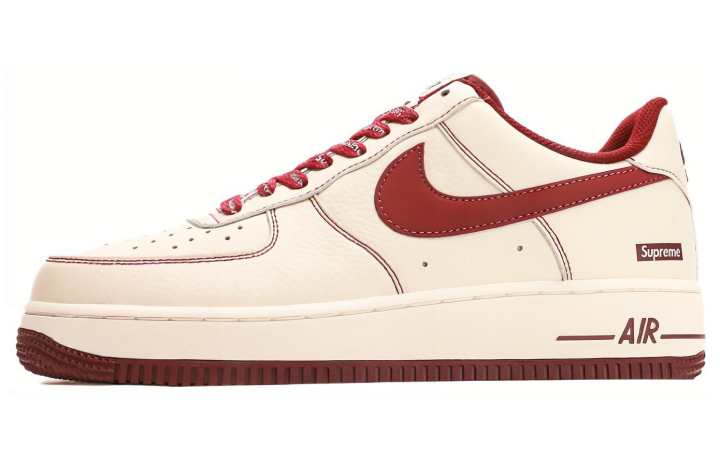 Nike Nike X Supreme Air Force 1 Low 'White Red' Women's