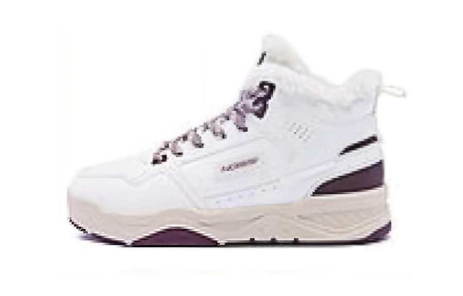 QIAODAN Thermal Height Increasing Abrasion Resistant Lightweight Waterproof Slip Resistant High top Skateboard Shoes