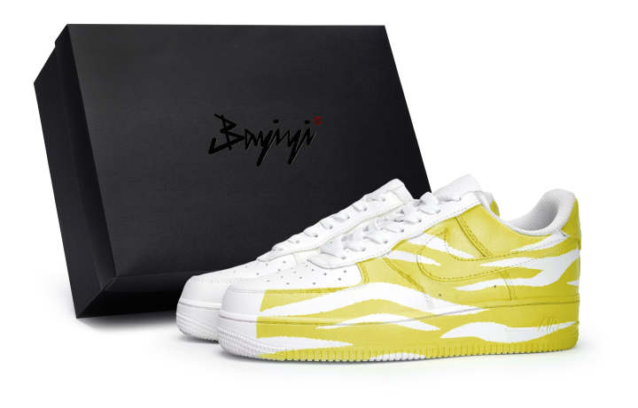 Nike Nike Air Force 1 811 Manufacturing, Cloud Rush Yellow, Special Shoe Box Slip Resistant Abrasion Resistant Low top