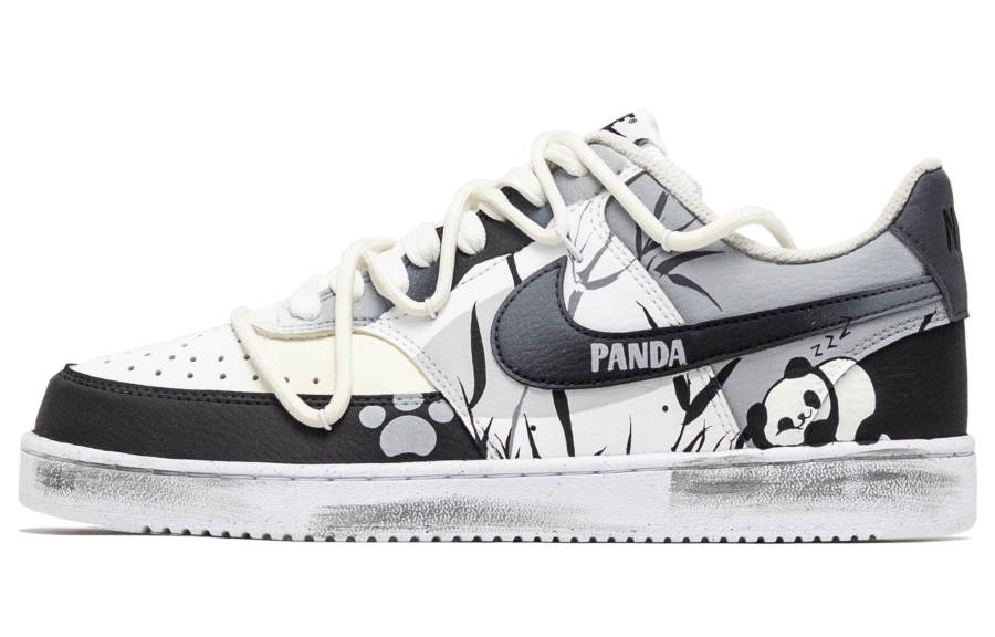 Nike Nike Court Vision Skateboard Shoes Men's Low Top White/Black