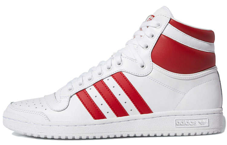 Adidas Originals Top Ten Adidas Originals Hi 'White Scarlet'