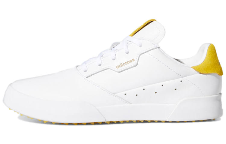Adidas Adidas Adicross Retro Casual Abrasion Resistant Slip Resistant Low top Skateboard Shoes Women's White Yellow
